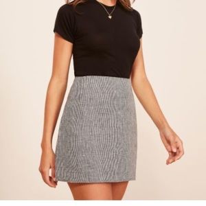 Reformation Mini high waist skirt